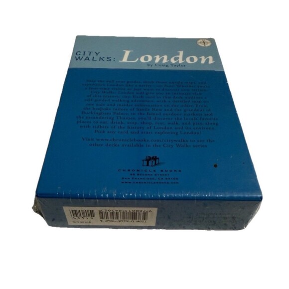 City Walks London 50 Adventures on Foot Cards Craig Taylor Maps 2005 Sealed New - Picture 4 of 4